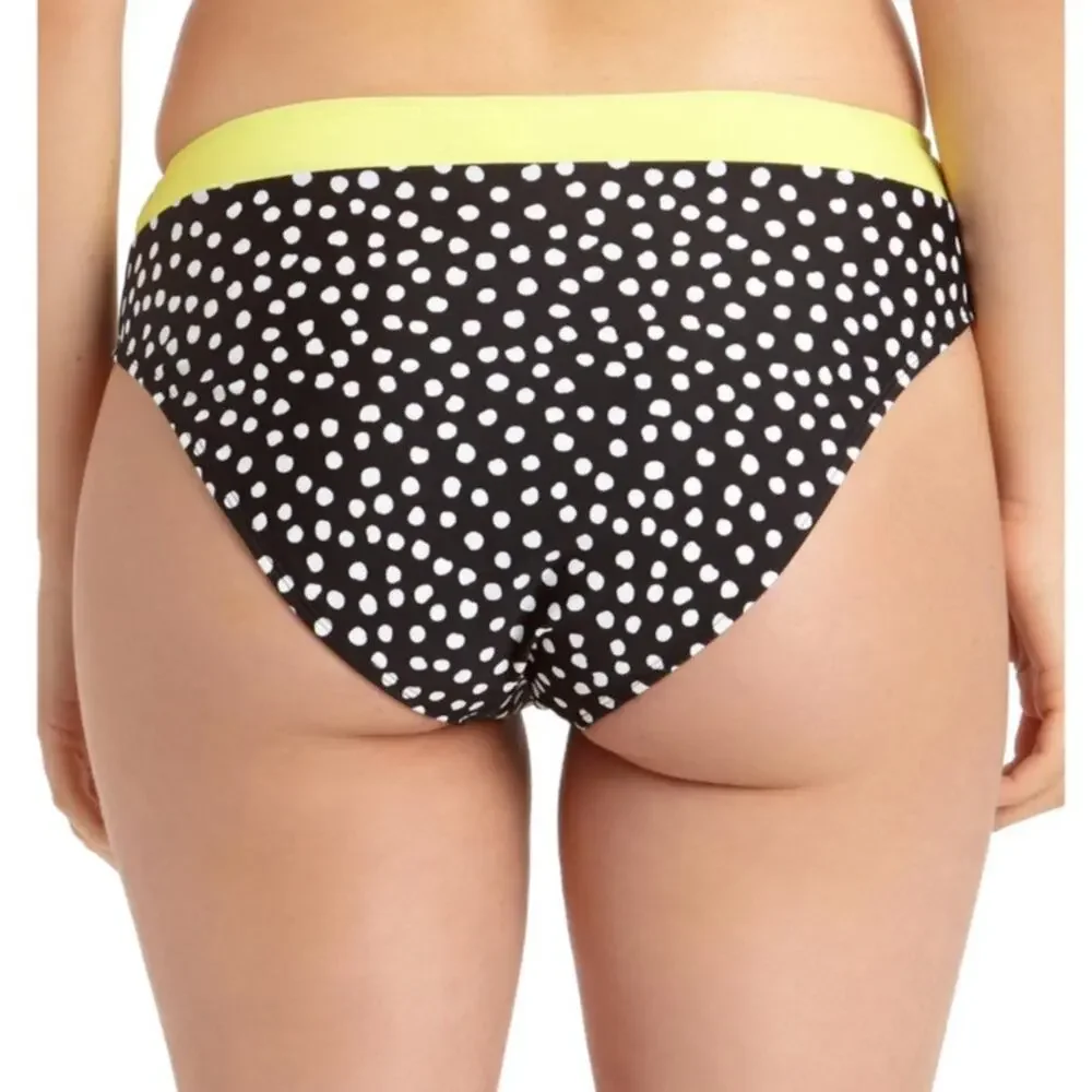California Waves Polka Dot Bikini Swim Bottom